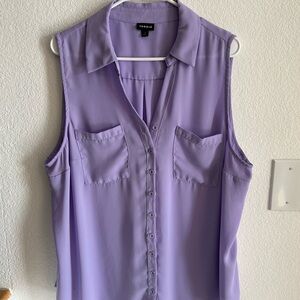 Torrid Women's Purple Sleeveless Top